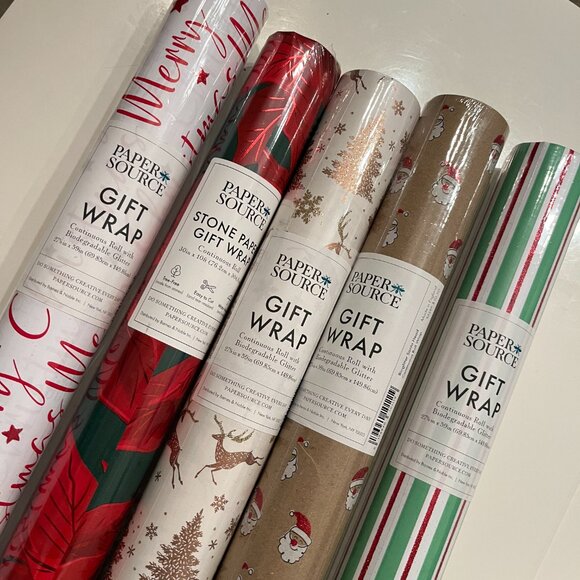 Holiday Christmas Santa gift wrap bundle! New! - Picture 12 of 16